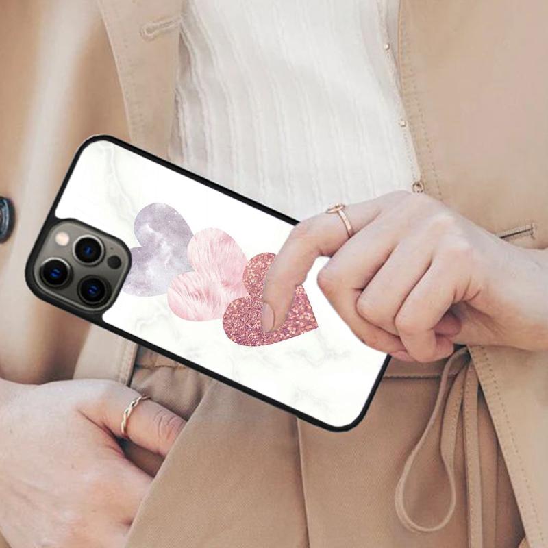 Love Rose Gold Style Magnetic Phone Case For APPLE iPhone 17 Air 16 14 13 12 Pro Max 15 Plus Wireless Charge With MagSafe Cover