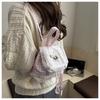Kawaii Lace Patchwork Backpack for Women Sweet Floral School Rucksack KTB