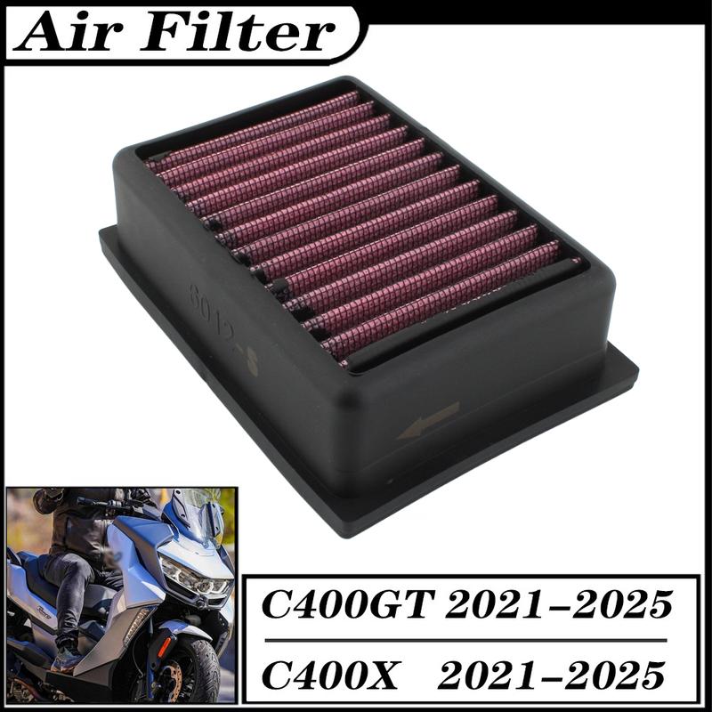 FOR BMW C400GT C400X 2021-2025 C400 GT C 400 X Motorcycle High Flow Air Filter Intake Cleaner