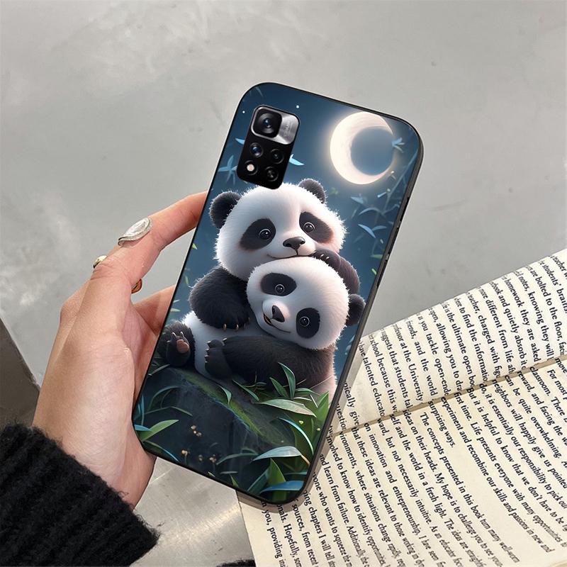Чехол для телефона с пандой для Xiaomi Redmi note 13 12 Pro 11S 11 10 Pro 10S 12S Redmi 10 9C 13C