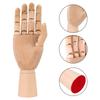 Flexible Jointed Doll Wooden Hand Model Movable Limbs Human Artist Models Sketch Mannequin Model Drawing Model 10 Inches Tall