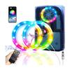 RGB LED Light Bar, 8 Colors, 400 Effects Music Sync Color Changing Lights, DIY Decoration Accessories,Ring Light Strips for PS5, APP/IR Remote Control