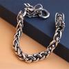 Thick Chain Retro Men Bracelet Auspicious Dragon Men Chain Bangle Jewelry Accessory