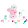 Just Play Peppa Pig Case Set with Carry Doctor Kit with Stethoscope for Kids Check-Up Handle, 8-Piece