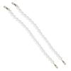 2Pcs Faux Pearl Bag Strap for Handbag Purse Chain Replacement Clothing Accessories415mm X 18mm