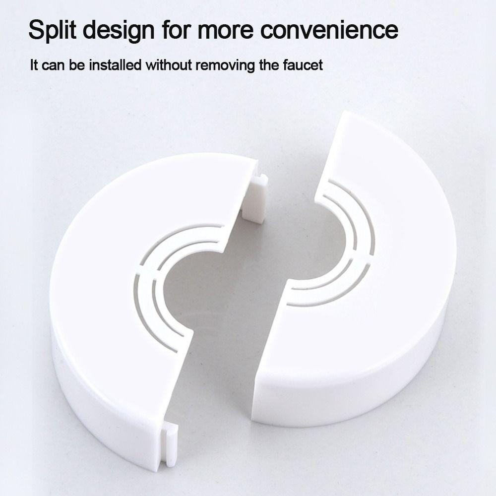 Adjustable Faucet Decorative Cover ABS Pipe Wall Covers Useful Kitchen Tap Accessories Shower