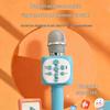 Детский мини-микрофон для караоке Bluetooth, игрушка с мигающими огоньками