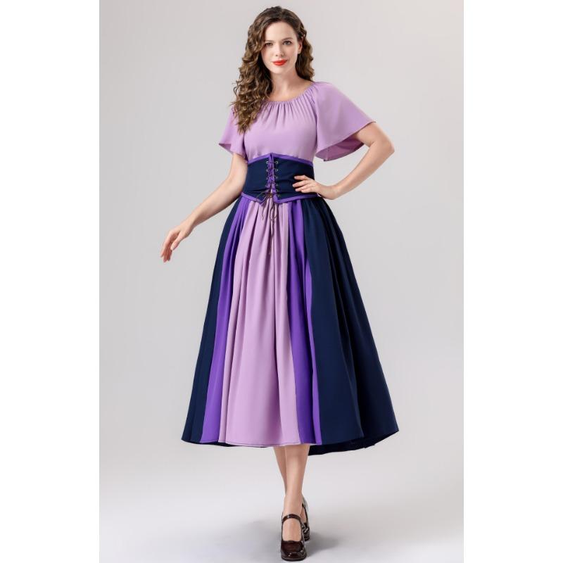 Хэллоуин новое средневековое женское ретро великолепное аристократическое платье маскарадный костюм