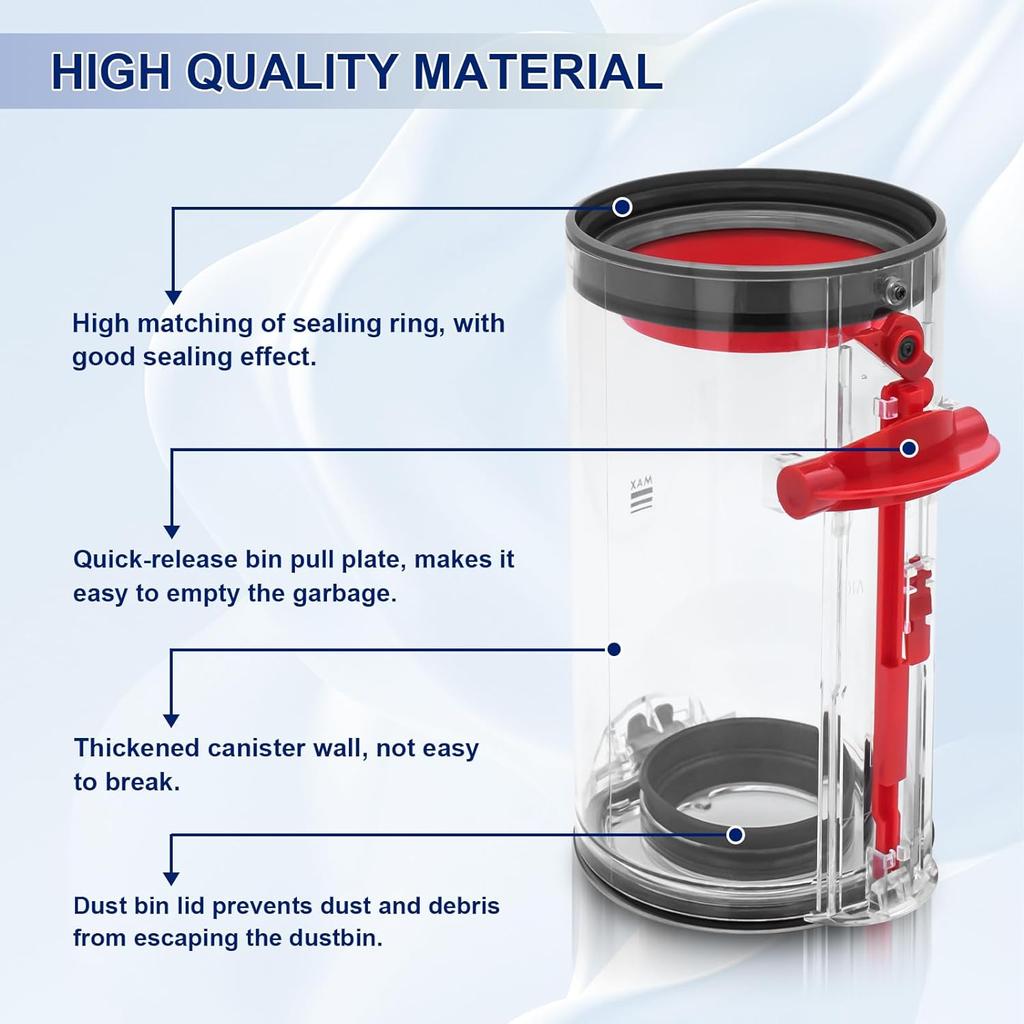 Ведро для пыли для Dyson V10 SV12 V11 V15 SV14 SV15 SV22 Пылесос Контейнер Маленький и Большой Контейнер Запасные Аксессуары