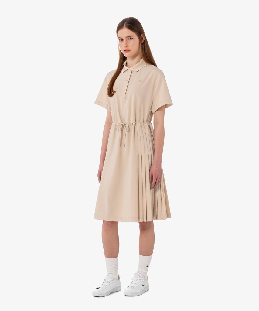 LACOSTE Women'S Wool Blend Short Sleeve Polo Dress Ef6837-56G X6F