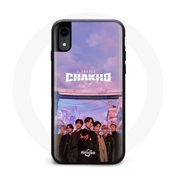 Iphone XR Case Bangtan Sonyeondan 7 Fates Chakho With BTS Poster