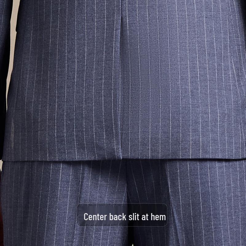 Мужской трех peças деловой костюм Antonio в полоску с лацканами-шаль