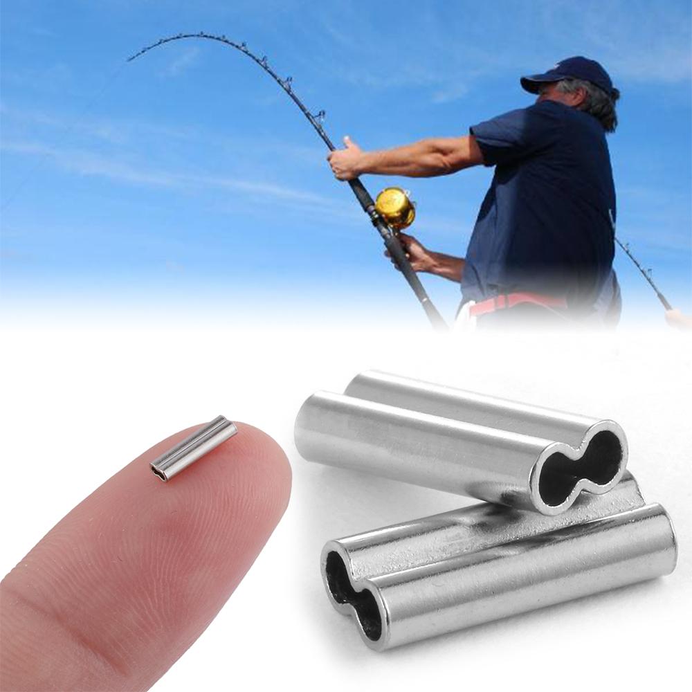 High Quality Connector Double Copper Tube Stainless Steel Line Crimping Sleeves Fishing Wire Tube