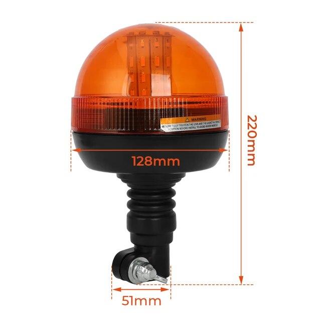 12 В 24 В светодиодный стробоскоп на крыше автомобиля, сигнальная лампа, вращающийся предупредительный мигающий маяк, трактор, квадроцикл, прицеп, грузовик, лодка, кемпер