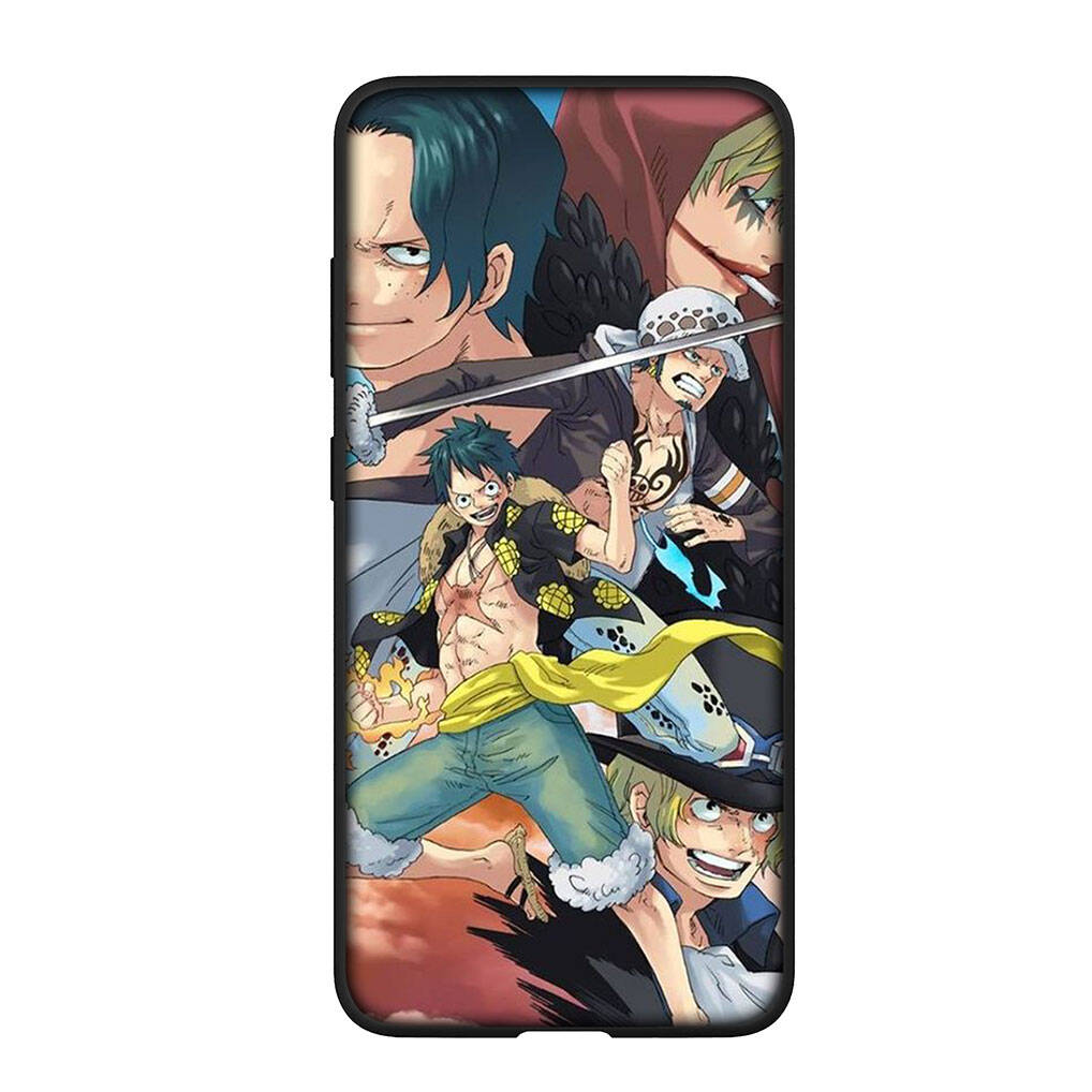 Для Samsung Galaxy S25 S24 S23 S22 Ultra FE Plus A17 A37 A57 A56 A55 A06 A16 A15 A36 A26 A35 A05 A25 A54 A34 Чехол для телефона Луффи One Piece Трафальгар Ло
