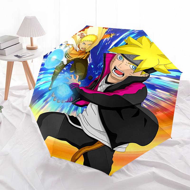 1pc Naruto, Anime Artwork Automatic Folding Umbrella] Durable Iron Frame & Rod, Portable Folding, Makes a Great Holiday Gift yy251016276
