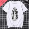 Our Lady of Guadalupe Virgin Mary The Madonna Religious Graphic Tshirt Summer Unisex Women Short Sleeve O-Neck Streetwear Tops