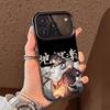 ГОРЯЧИЙ Рай Аниме Ада Для iPhone 17 16 15 14 13 12 11 Pro Max Plus Серебристый конфетный Матовый чехол