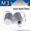 M4 Color Aluminum Alloy Extended Handle Hand-Tightened Single Hole Nut