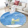 The Little Prince2 Round Area Rug,Carpet Rug for Living Room Bedroom Sofa Playroom Decor,Non-slip Floor Mat