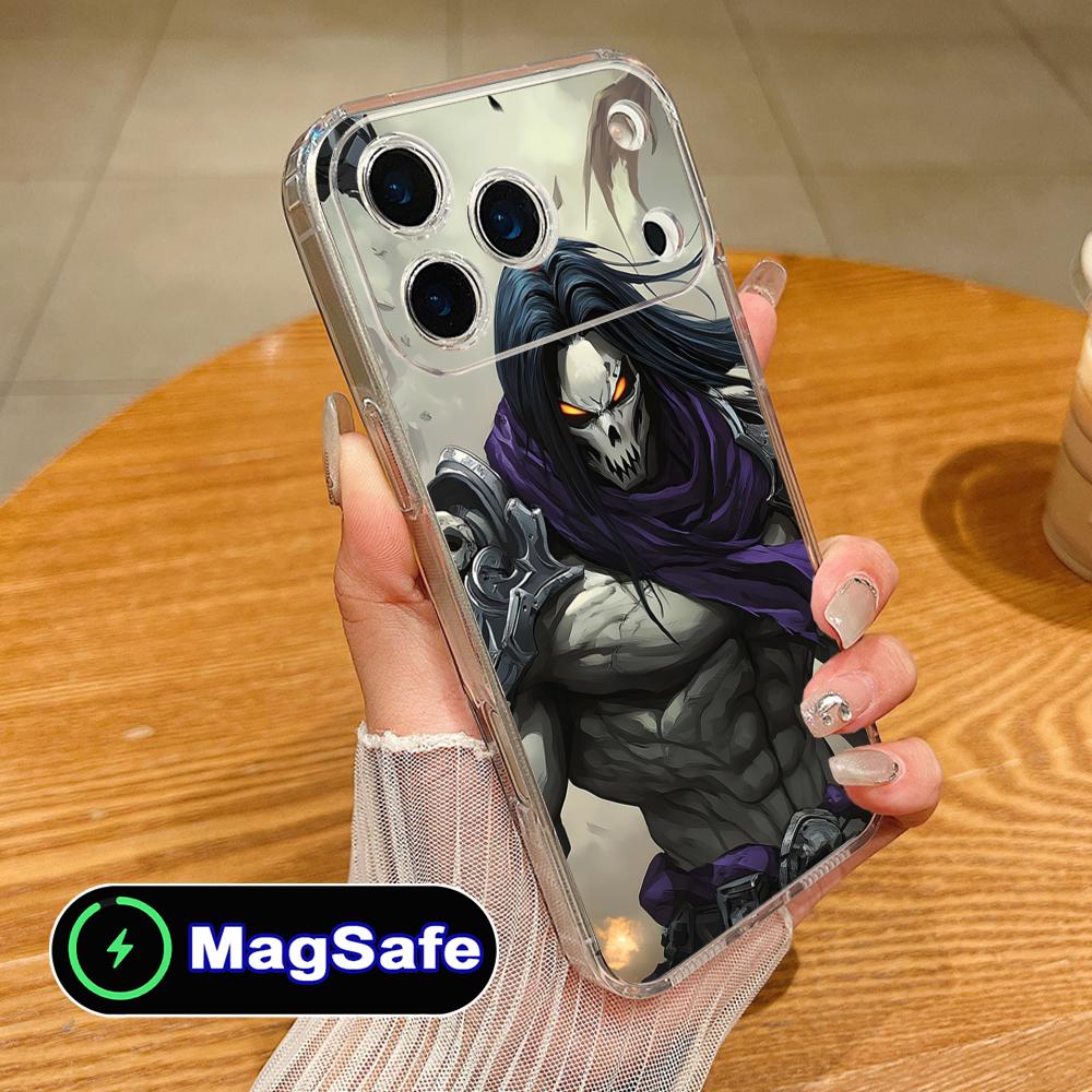 Игровой чехол для мобильного телефона Darksiders для iPhone 17 16 15 14 13 12 11 Air Pro Max Plus Mini Magsafe Прозрачный Цветной Чехол Красивый