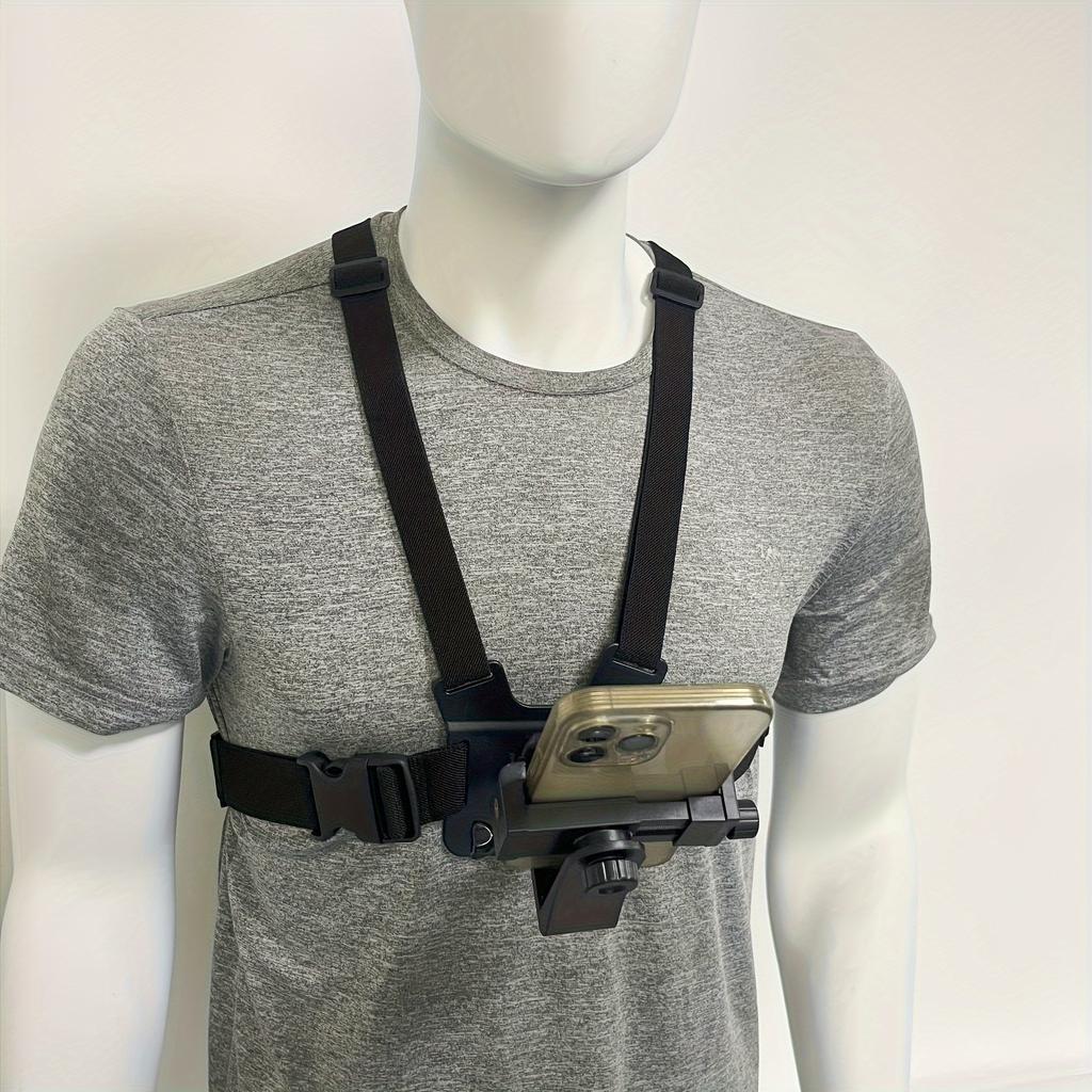 Chest-mounted Mobile Phone Holder First-person Perspective Chest Strap Headband Sports Camera Chest-mounted Shooting Outdoor Live Broadcast Bracket