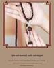 Genuine Indian Small-Leaf Sandalwood Beads Bracelet, 5x6mm, Old Style, Unisex, New Chinese Style
