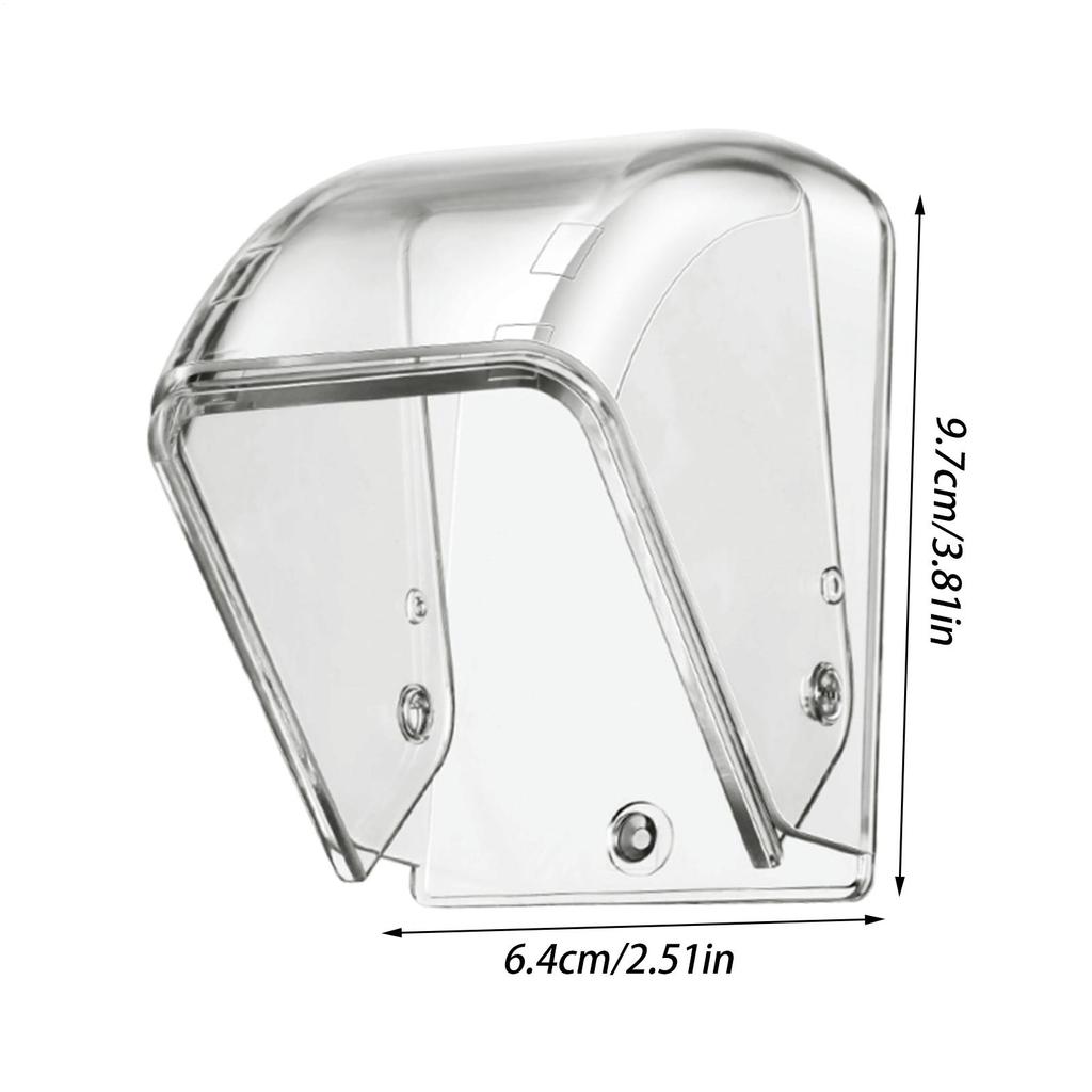 Waterproof Cover For Wireless Doorbell Door Bell Ring Chime Button Transparent Door Bell Protective Case Doorbell Cover