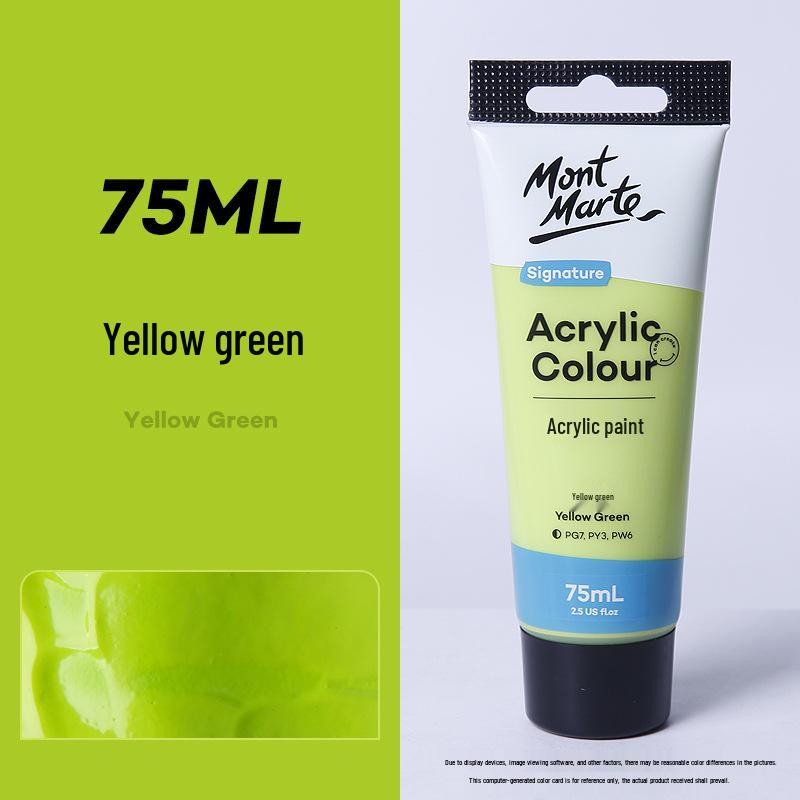 Montmartre 75ml Waterproof Non-Fading Acrylic Paint Set: Perfect for Children’s Textiles and Art Projects, Sunscreen Formula