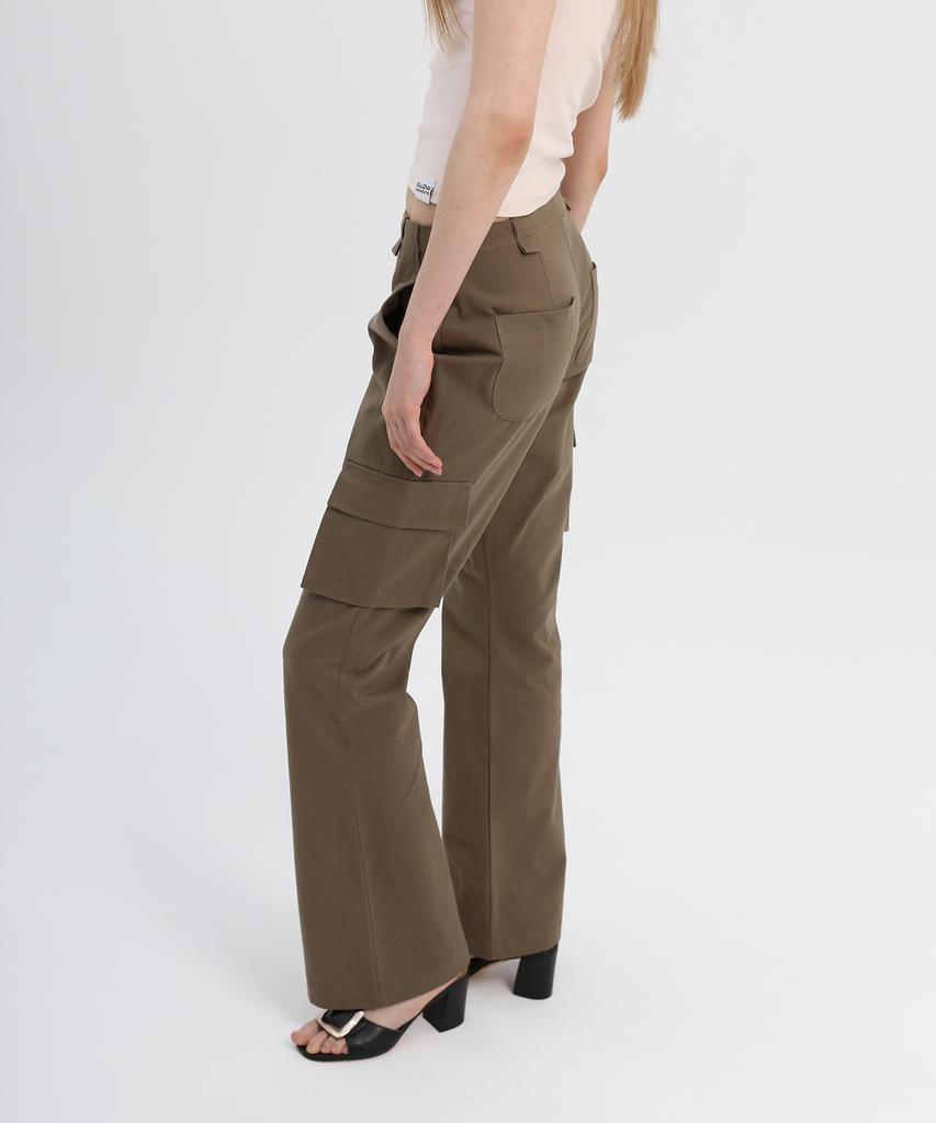 SLLOW GARMENTS Брюки-карго с разрезами