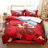 New Fashion Inuyasha Bedding Collection Single Twin Full Queen King Size Bed Collection Adult Kid Bedroom 3D Anime Bed Sheets And Pillowcases