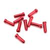 50Pcs Bike Inner Cable End Caps Alloy Road Mountain Bikes Brake Tips Shift Cable End Crimps