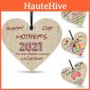 Beautiful Wooden Heart Plaque With Black Rope Mothers Day Gift For Lockdown 2021