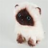 Sequins Eyes Siamese Cat Simulation Cat Cat Plush Toy Ragdoll Cats Stuffed Toys Stuffed Animals