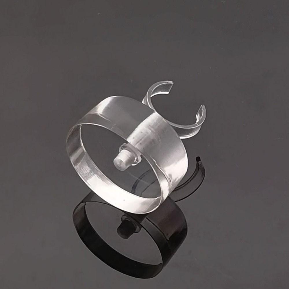 Геометрическая прозрачная акриловая подставка для колец, органайзер для ювелирных колец, держатель, витрины, реквизит для фотосъемки