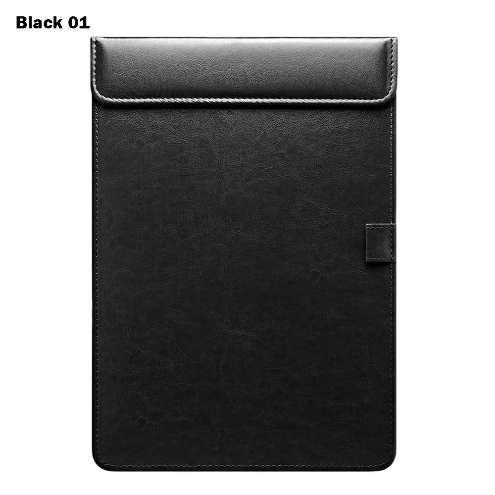 PU Leather Signature Writing Pad Magnetic Absorption Menu Folder Multi-functional Clip Board Hotel
