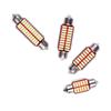 4 шт. 31 мм 36 мм 39 мм 41 мм C5W C10W 4014 SMD LED Canbus No Error Лампочка для автомобильных гирлянд, автомобильная внутренняя лампа, лампа для чтения на крыше