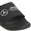 Adidas Mercedes AMG Petronas Formula One Team Adilette Comfort Сандалии Основной черный Размер см OMW51, Черный/Белый/Основной (JR1070), +25,5