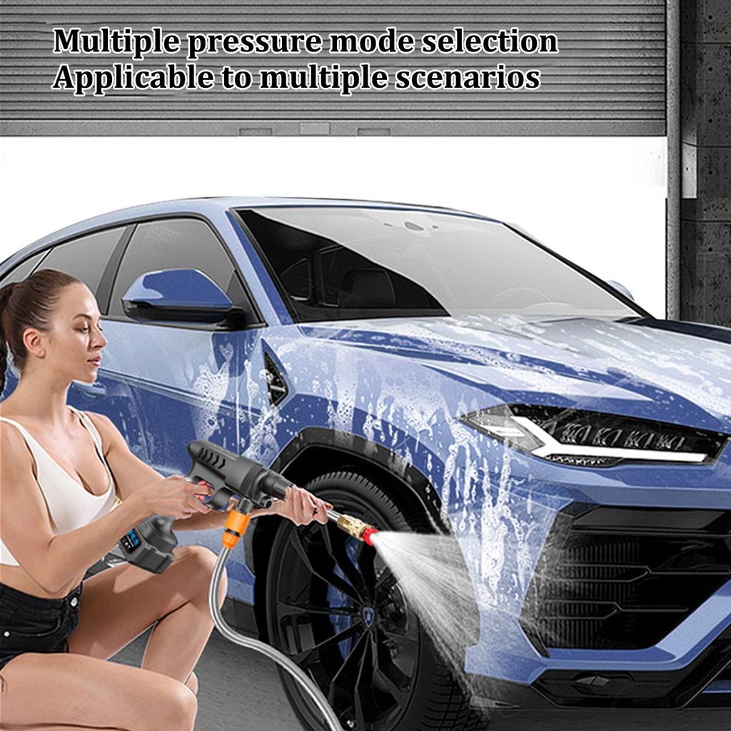 3000 Вт 100 бар, беспроводной мойщик высокого давления, пистолет для мойки автомобилей, 50000 мАч, генератор пены, водяной пистолет, распылитель для аккумулятора Makita 18 В