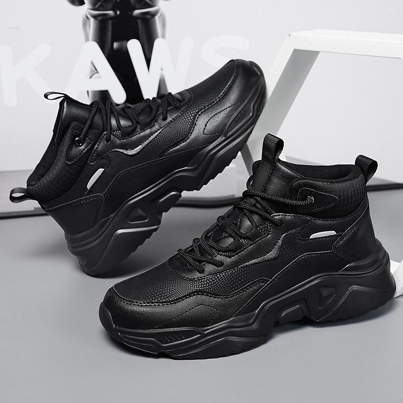 Мужская повседневная обувь большого размера, теплая и легкая спортивная обувь для зимы, модные и универсальные кроссовки на толстой подошве, партия из розницы