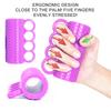 Силиконовый эспандер для пальцев, 4 пальца, эргономичный массажер для рук, тренажер для силы хвата, артрит, терапия рук, реабилитационный эспандер