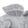 Pet Memorial Statue Resin Sleeping Pet Angel Garden Sculpture for Pet Memorial Gravestone Ornament