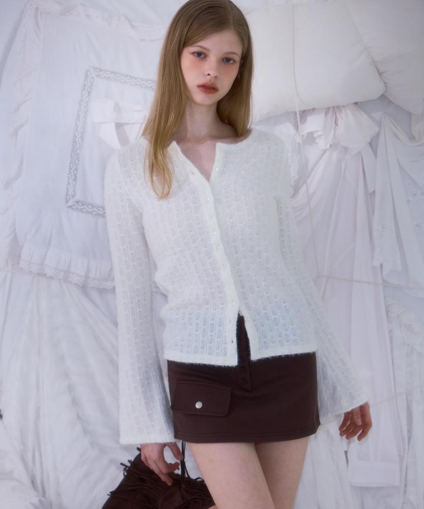 Rose Franz Pocket Mini Skirt [Brown]