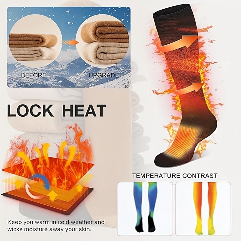 high quality5 Pairs of Autumn And Winter Women'S Thickened Stockings, Winter Terry Warm And Cold-Resistant Calf Socks, Anti-Slip And Odor-Proof, Soft