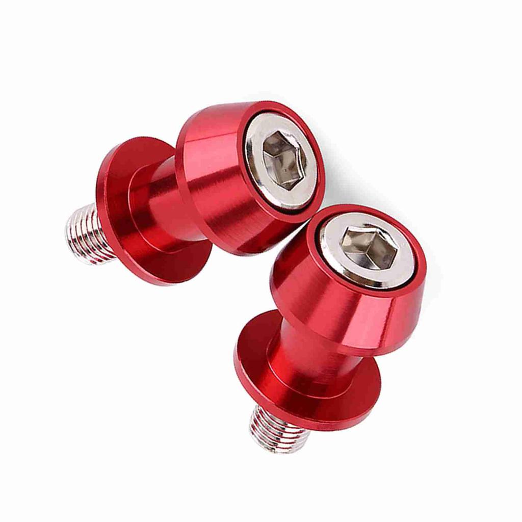 8 10mm Motorcycle CNC Aluminium Alloy Swing Arm Spool Sliders Stand Swingarm Bobbins