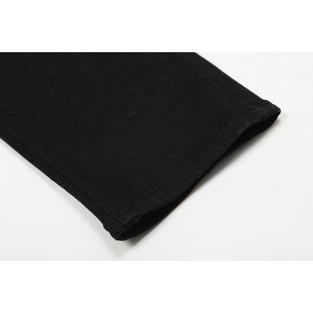 M02 Джинсы в американском стиле унисекс от Amiri, модные, с тканевыми нашивками, дырками, вышивкой, повседневные и модные брюки для хай-стрит