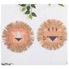 Cartoon Lions Hangings Decorations Creative Animal Head Ornament Handwovens Raffias Wall Decors for Farmhouses Bedroom Home