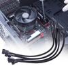 10/20 шт. Удлинительный кабель питания для корпусного вентилятора, 4-контактный PWM-разъем, кабель-удлинитель «папа-мама» для системы охлаждения ЦП компьютера