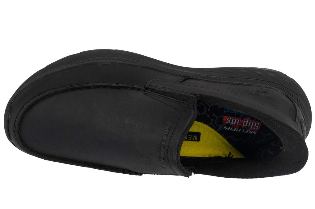 Skechers Slip-Ins: Pollard - Osgood, Mens Black Sneakers
