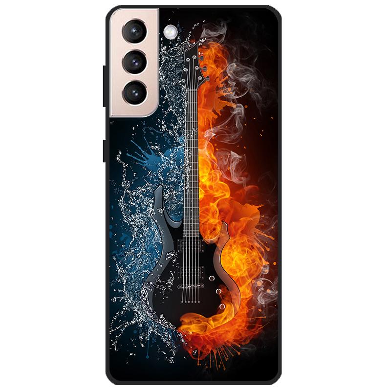 Для Samsung Galaxy S21 FE 5G чехол с мультяшной росписью, мягкие чехлы из ТПУ для телефонов Galaxy S21FE S 21 FE, силиконовая задняя крышка, милый чехол